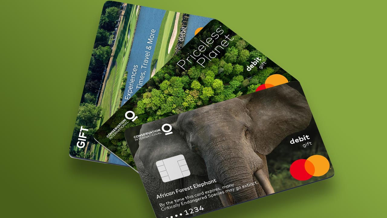 Mastercard-Geschenkkarten.