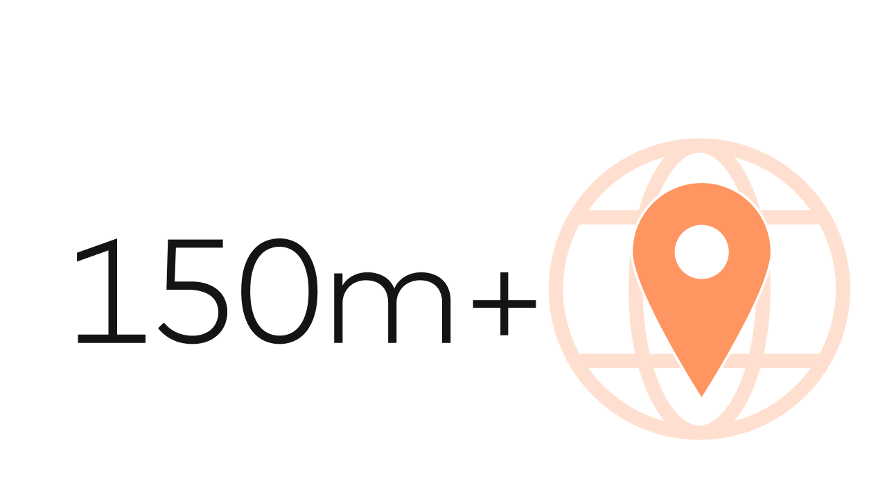 acceptance locations globally