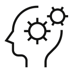 Critical thinking icon