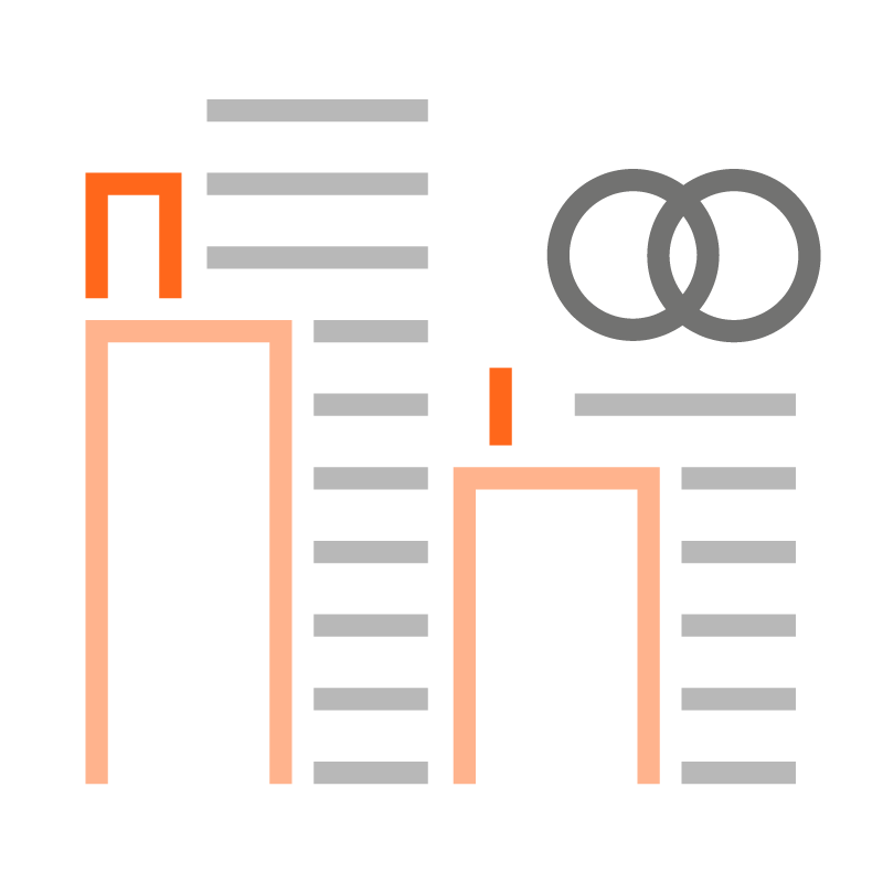 Mastercard buildings icon