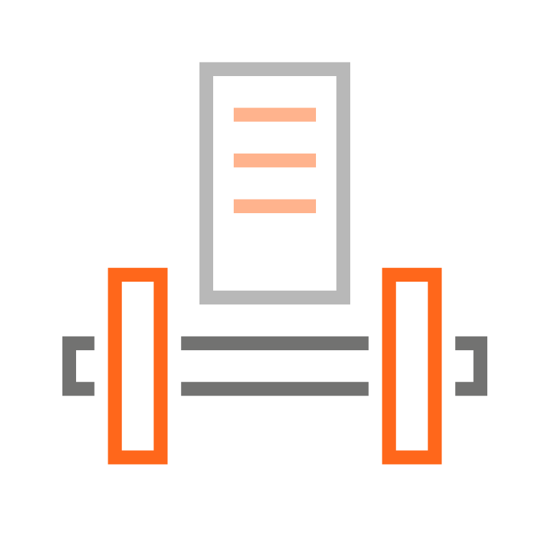 Gym membership bill icon