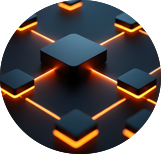 abstract image representing the blockchain