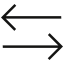 Arrow left right black mc icon