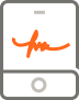 Icon tablet with a signature
