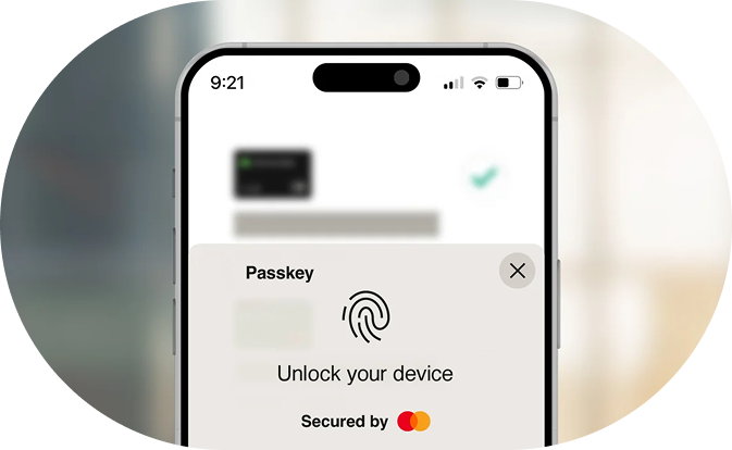 Οθόνη τηλεφώνου με passkey.