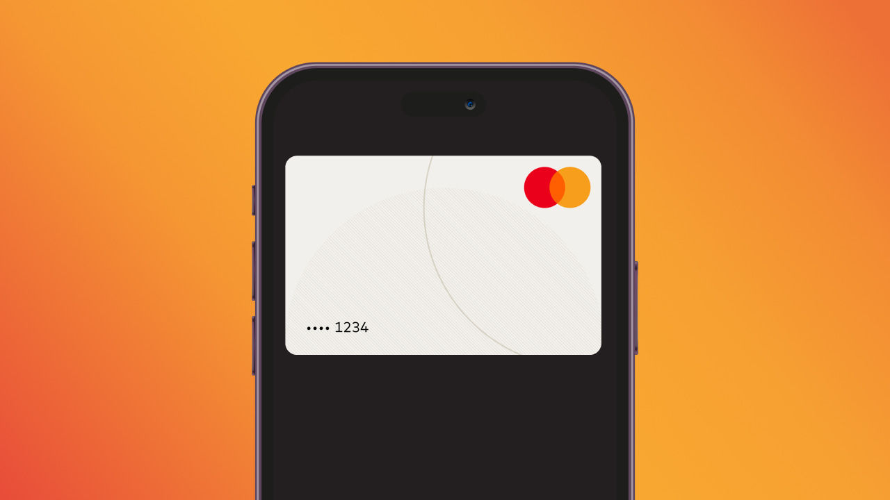 karta Mastercard v telefonu
