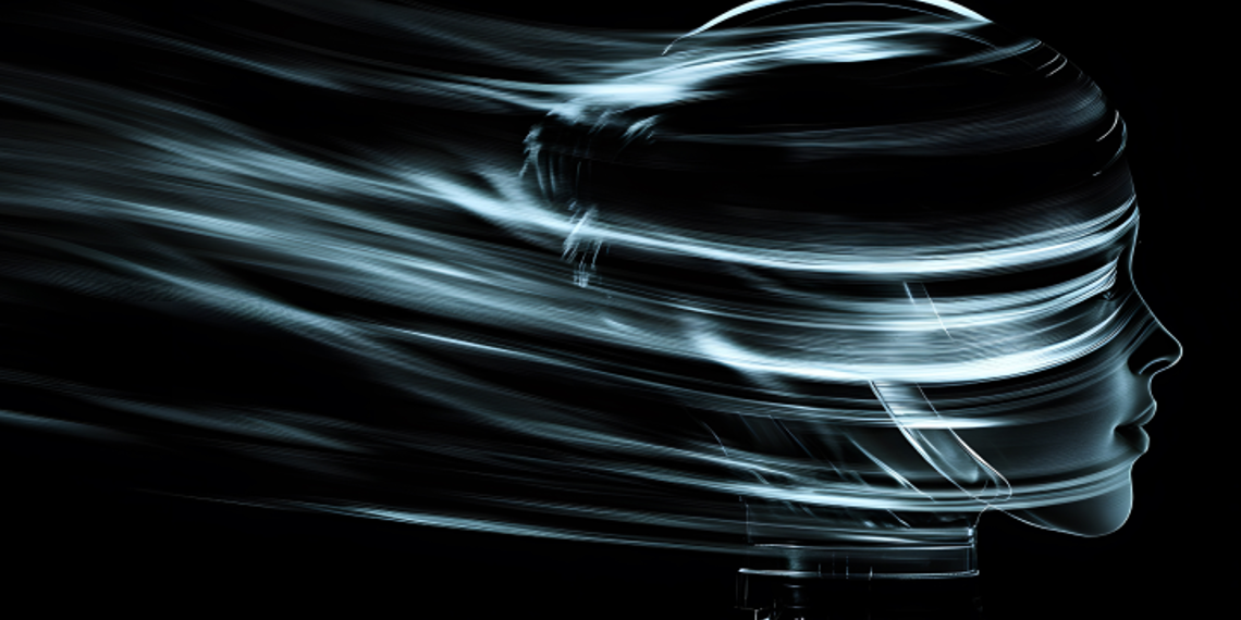 Imagen abstracta de hilos de humo.