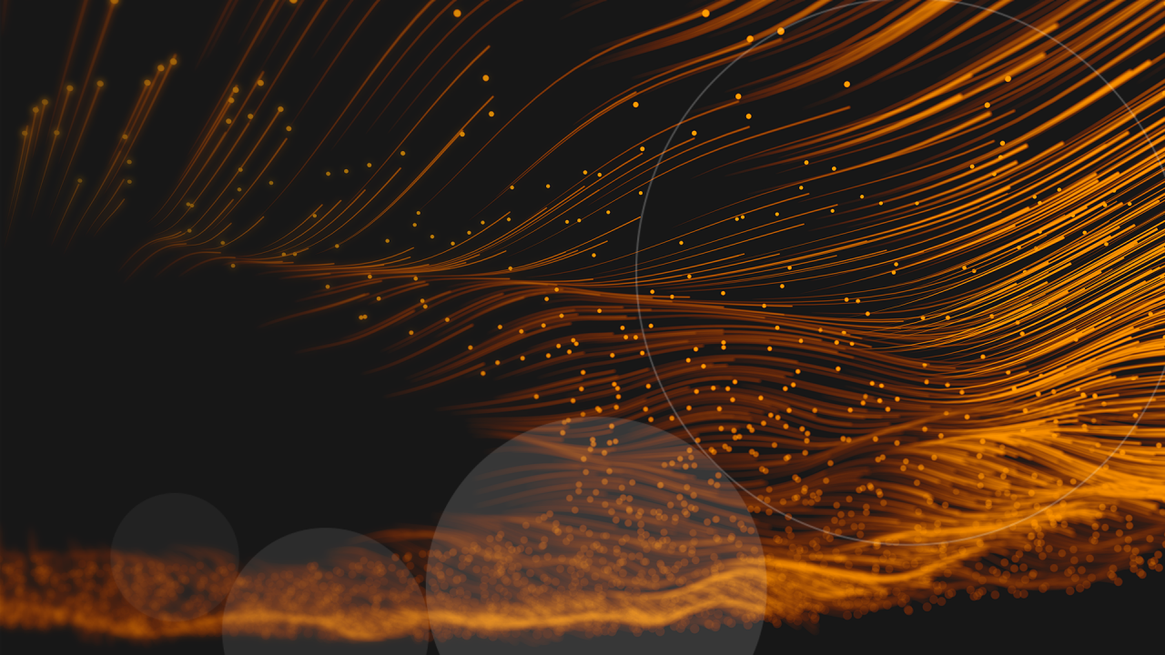 abstract image with dotted waves