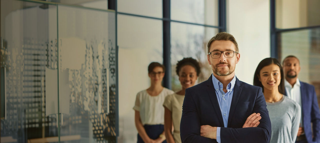 team of office managers