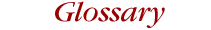 Glossary