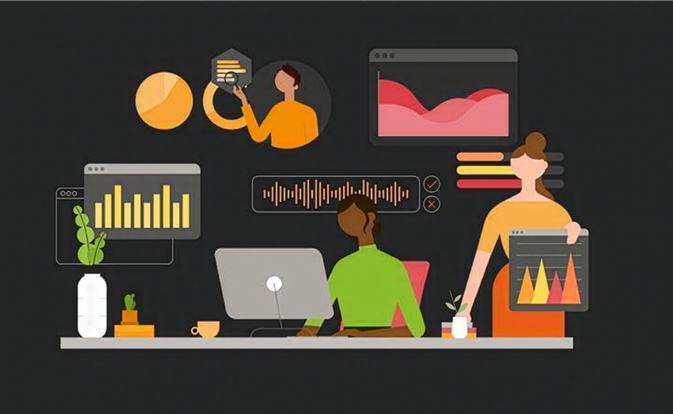 Illustration designed to illustrate services offering.