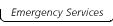 Emergency Services