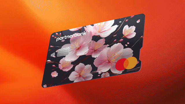 Partnerbank 벚꽃 신용카드.