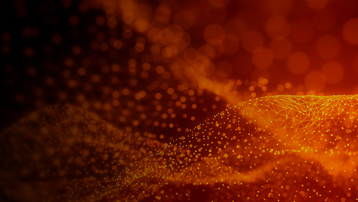 Semnale digitale Mastercard pe un fundal întunecat.