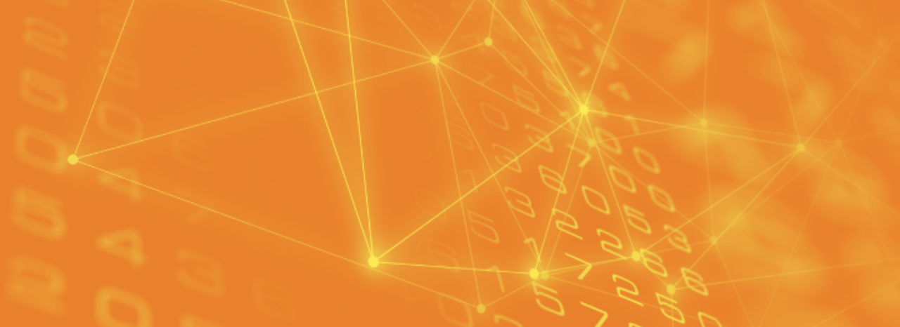 Цифры на экране с наложением линий, связывающих их, иллюстрируют обнаружение мошенничества с помощью ИИ.