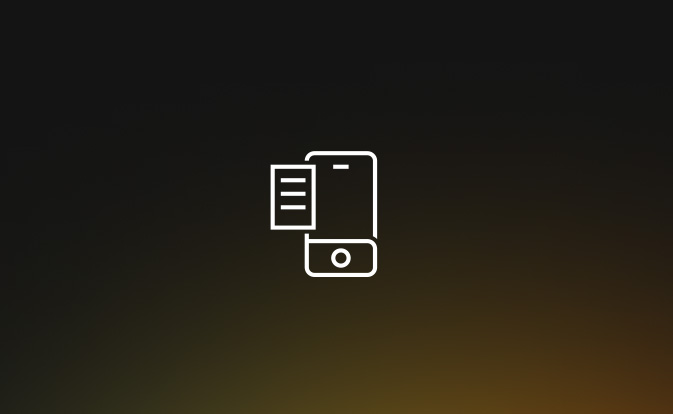 An illustration of a paper document and a smartphone
