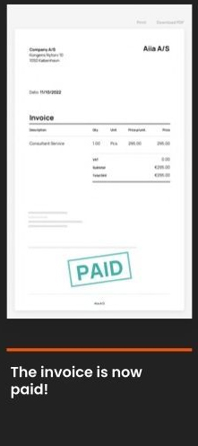 Aiia platform payment journey screenshot 6