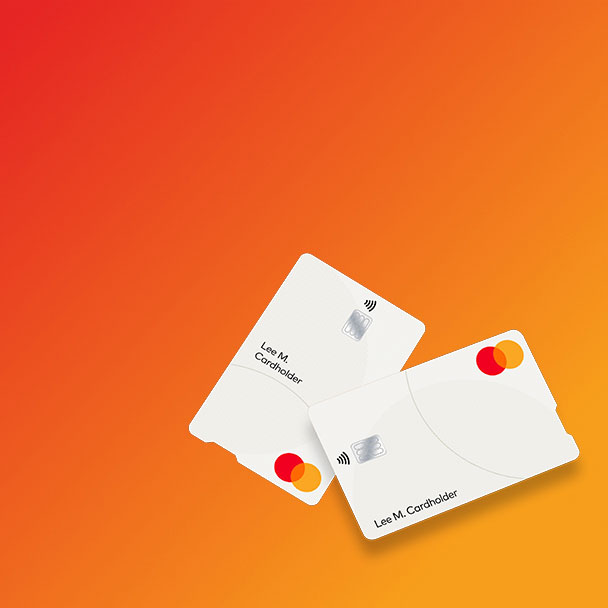 Pair of Mastercard Credit Cards.