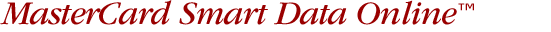 MasterCard Smart Data OnLine
