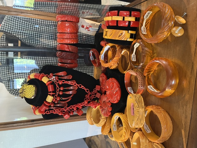Bakelite and other jewelry at The Way We Wore