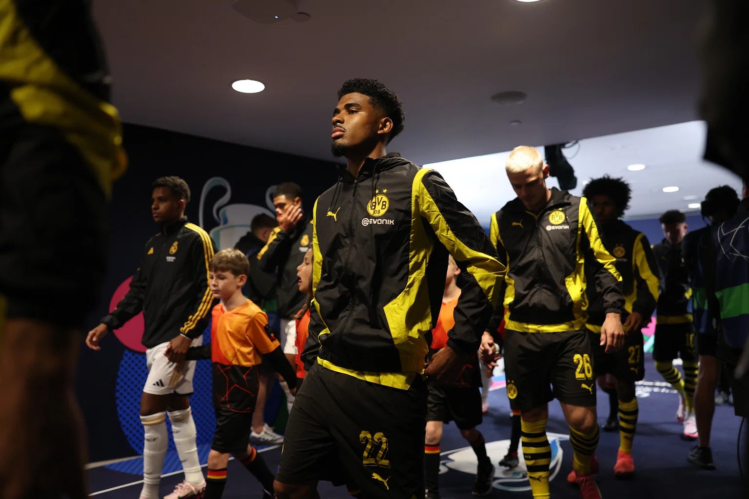 While a Real Madrid fan, Luke was thrilled to have met players from Borussia Dortmund, such as Dutch footballer Ian Maatsen and Norwegian defender Julian Ryerson.