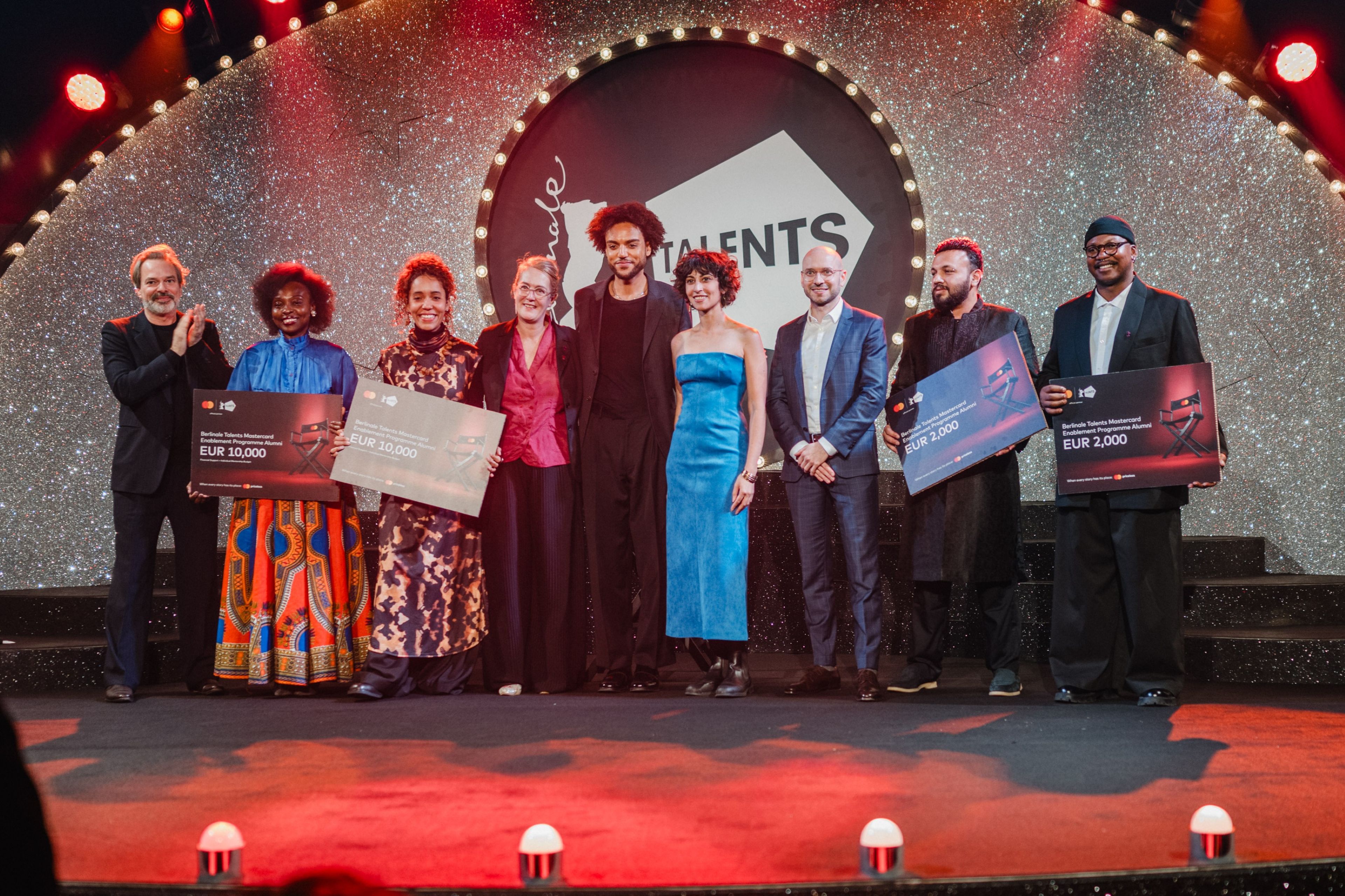 Jury und Fellows des Berlinale Talents Mastercard Enablement Programme 2026