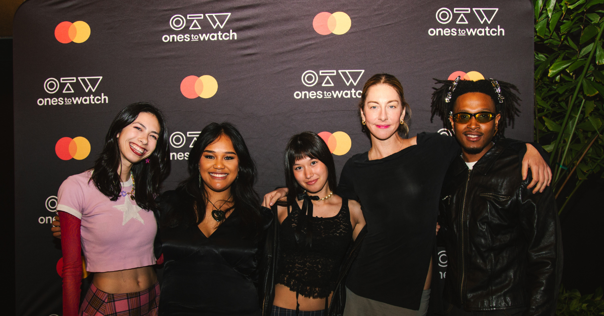 Brooke Alexx, JANAYAH, Juliet Ivy, Este Haim and Asha Imuno at the Mastercard Artist Accelerator Season two launch event in Los Angeles.