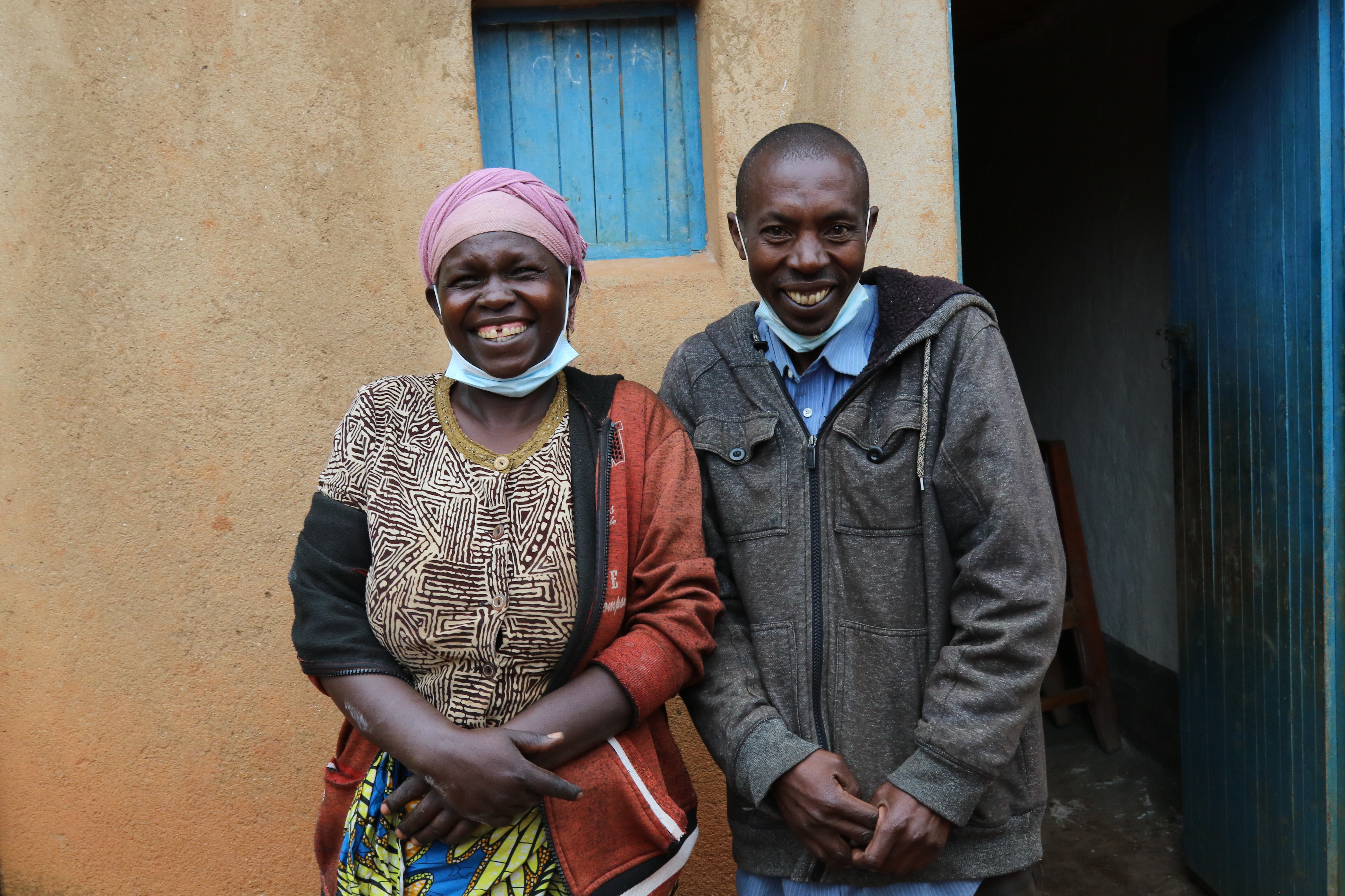 Antoinette and Vincente describe life in Rwanda during the COVID-19 pandemic. Photo: WFP/Emily Fredenberg