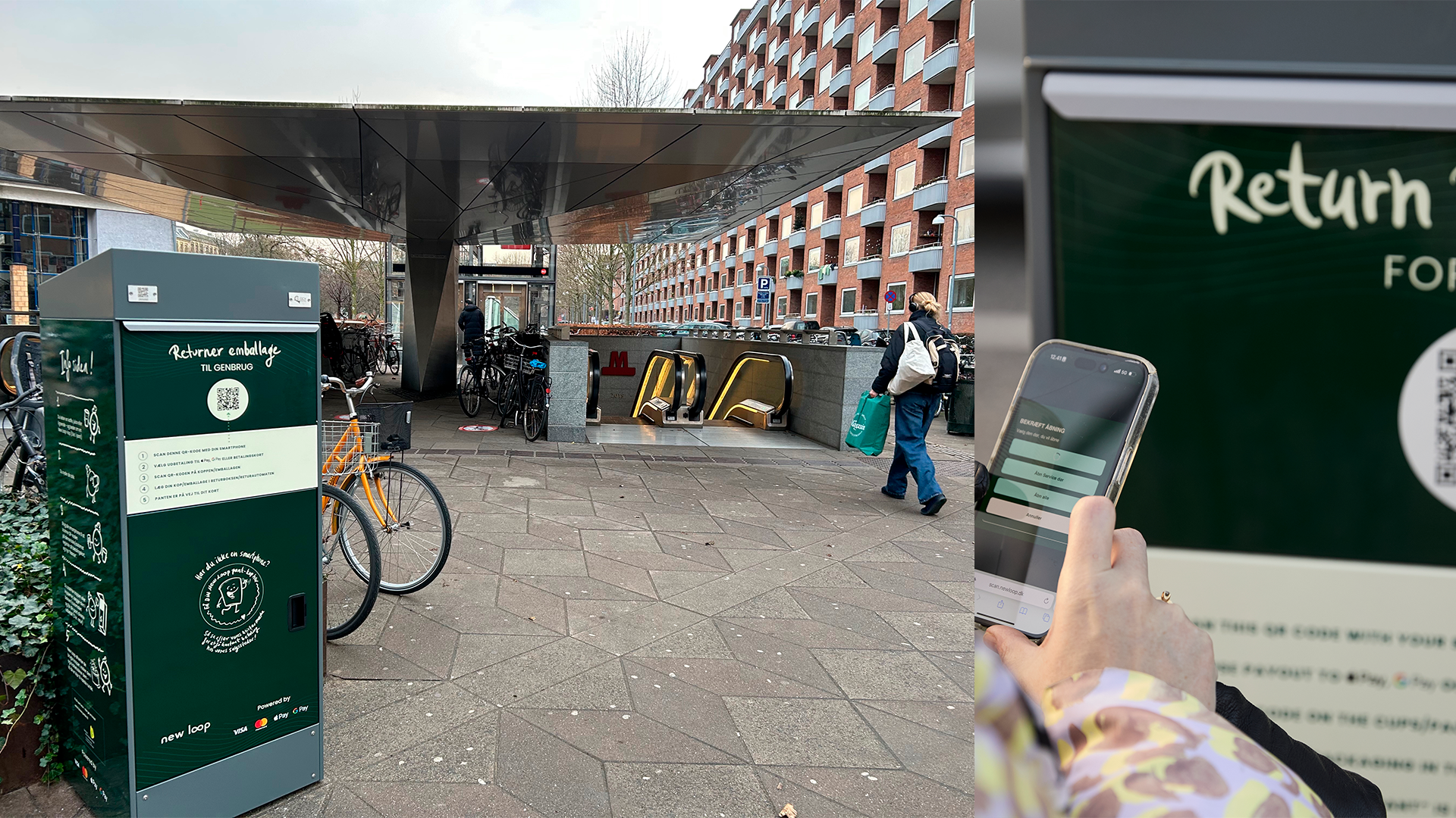 Copenhagen and Frederiksberg are rolling out an ambitious city‑wide return system designed to cut waste from single‑use cups and containers. Photos: New Loop.