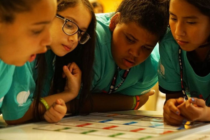 Students at a Girls4Tech event