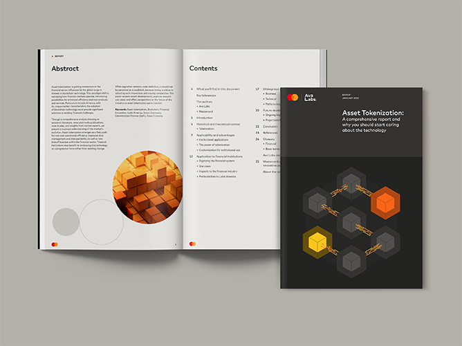 The cover and two interior pages of a report.