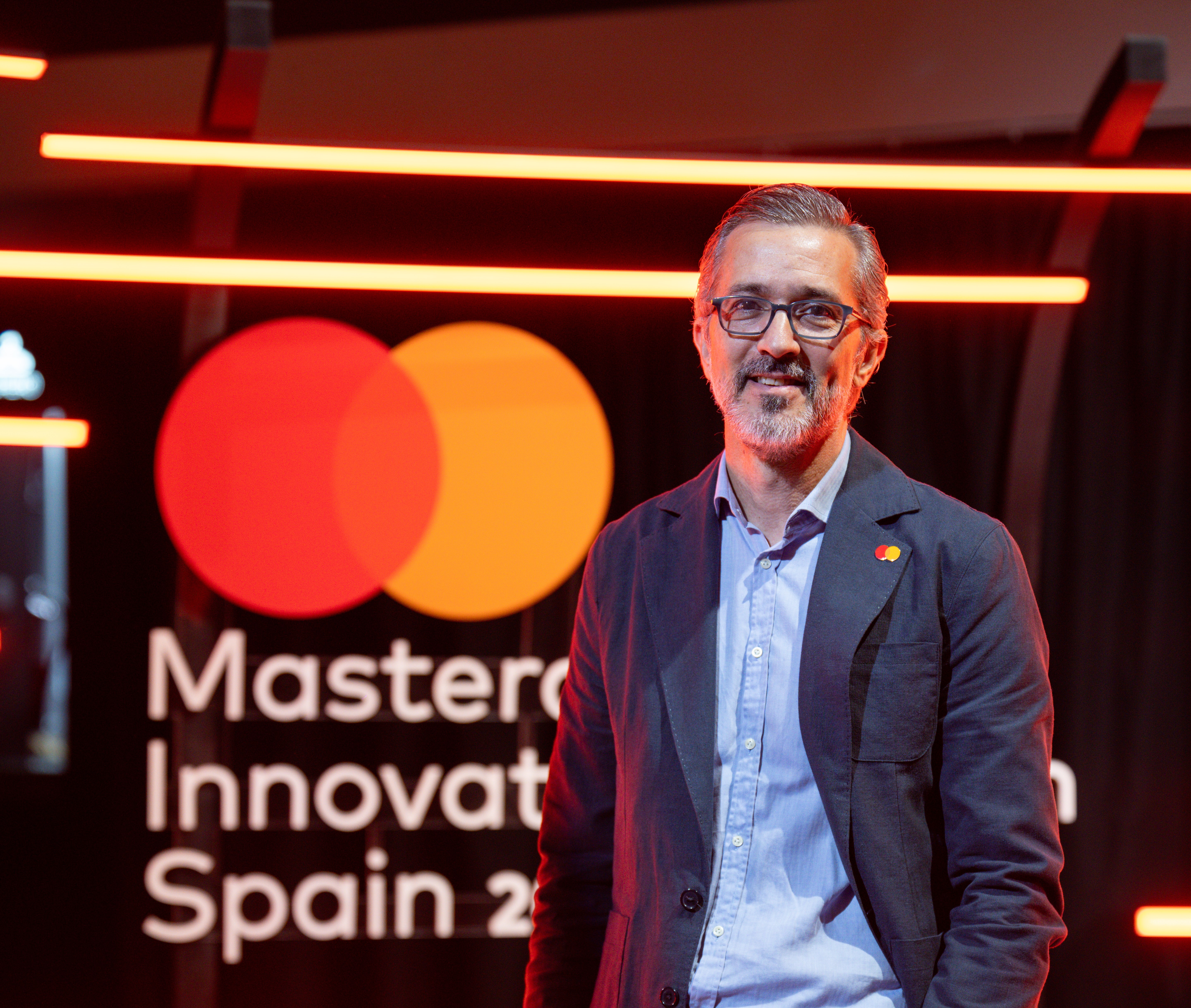 Juan Pablo Vivas, director general de Mastercard España, durante el Mastercard Innovation Forum 2024.