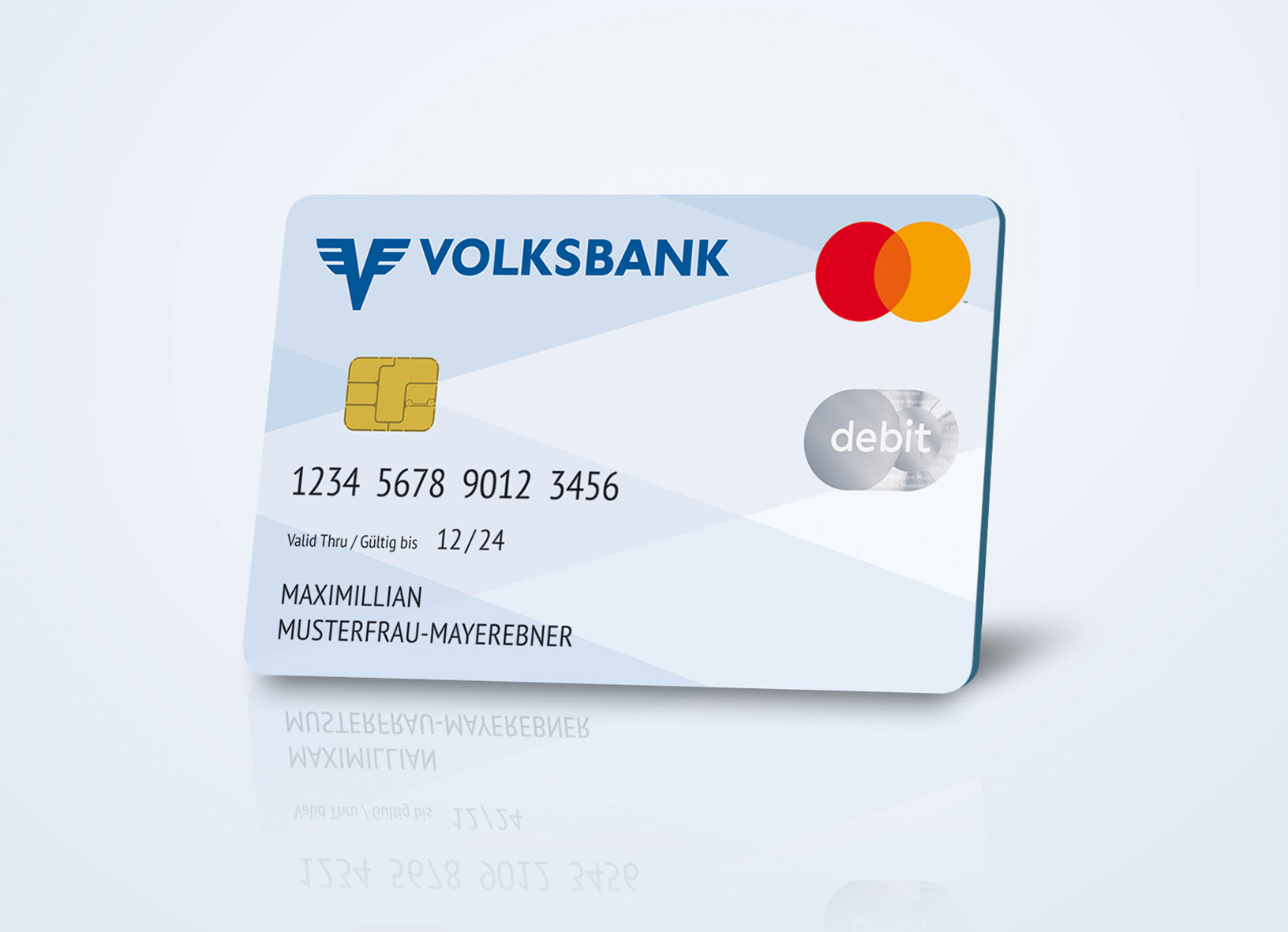 Die neue Debit Mastercard der Volksbank / Copyright: VOLKSBANK WIEN AG