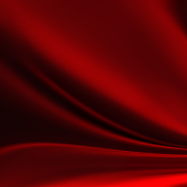 A flowing red silk fabric.