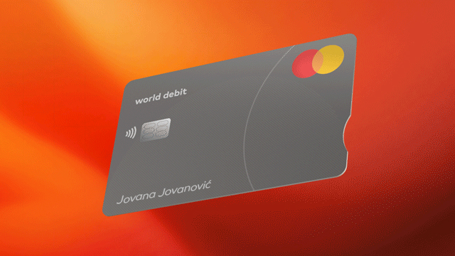Mastercard World Debit kartice.