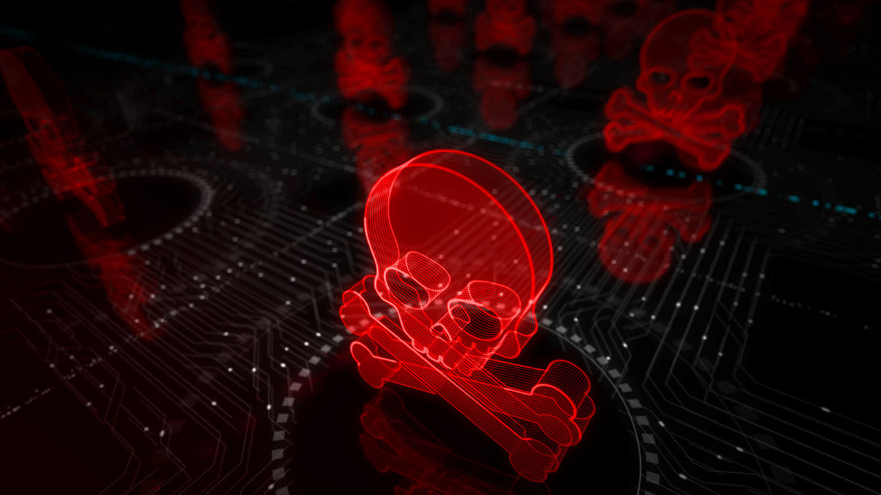 Online cyberattack.