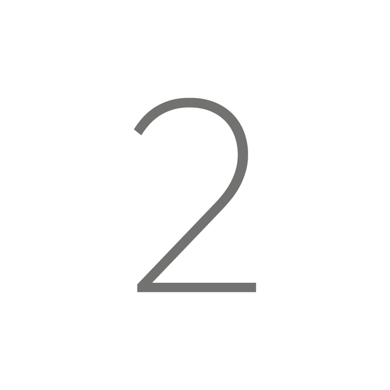 Number two icon