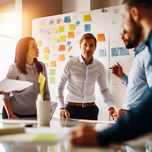 Business people collaborating.