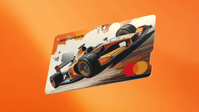 Partnerbank racecar credit card.
