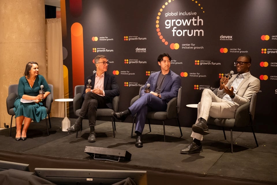 A financial health panel at the Global Inclusive Growth Forum