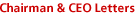 Chairman & CEO Letters