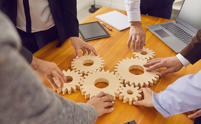 Man looking at his phone to view real-time identity insights.