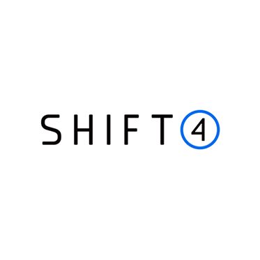 Shift4 logo.