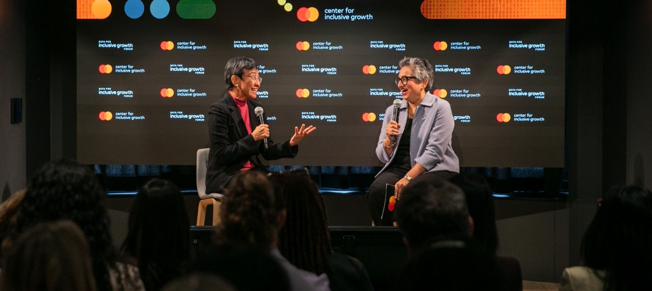 Shamina Singh and Maria Ressa Nobel Peace Prize Laureate; Co-Founder and CEO, Rappler
